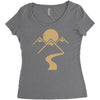mountain (2) Women's Triblend Scoop T-shirt