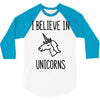 i believe in unicorns 3/4 Sleeve Shirt