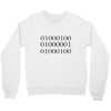 dad in binary code Crewneck Sweatshirt