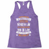 Super Cool Father In Law Of A Freaking Awesome Son In Law Racerback Tank