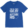 military has my soldier i have his heart V-Neck Tee