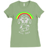 all day Ladies Fitted T-Shirt