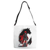 red revenge Adjustable Strap Totes
