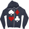 Casino Signs Zipper Hoodie