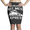 all aboard hot mess express train Pencil Skirts
