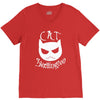 cat skellington V-Neck Tee