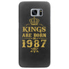 kings are born in 1987 Samsung Galaxy S7 Edge
