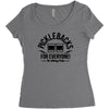 pickle back Women's Triblend Scoop T-shirt