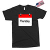 title of day of the week sunday thursday day of the week Exclusive T-shirt