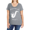 keepin it saxy Ladies Curvy T-Shirt