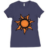 summer sun Ladies Fitted T-Shirt