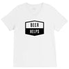 beer helps V-Neck Tee