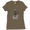 12. please pull this 012 Ladies Fitted T-Shirt