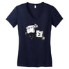 walking undodead Women's V-Neck T-Shirt