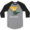 what's in his briefqueso 3/4 Sleeve Shirt