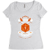 Natural 1   Orc Orange Edition Women's Triblend Scoop T-shirt