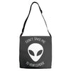 flash to your leader don`t take me Adjustable Strap Totes