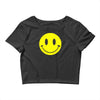 smiley face mens Crop Top