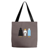 father, son, holy spirit Tote Bags