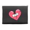 Broken Heart Accessory Pouches