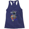 who loves rotweiller Racerback Tank