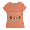 super mario chistmas Women's Triblend Scoop T-shirt