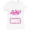 lady lift like a boss Ladies Fitted T-Shirt