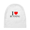 i love running Baby Beanies