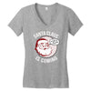 santa claus is coming Women's V-Neck T-Shirt