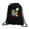 zombie minion halloween Drawstring Bags