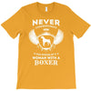 woman with a boxer T-Shirt