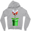 nintendo mario brothers piranha plant Zipper Hoodie