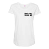 Normal People Scare Me Maternity Scoop Neck T-shirt