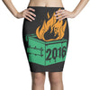 2016 dumpster fire (2) Pencil Skirts