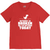 Internet Is Broken - So I am Outside Today V-Neck Tee