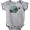 tropical santa Baby Bodysuit