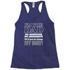 i'm the dad Racerback Tank