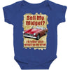sell midget ideal birthday gift or present Baby Bodysuit