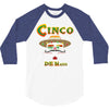 cinco de mayo badass skull 3/4 Sleeve Shirt