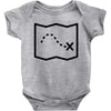 trail marks Baby Bodysuit