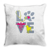 love teal best trending Throw Pillow