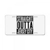 straight outta jersey city License Plate