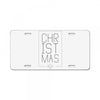 christmas 2019 License Plate