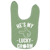 he's my lucky charm Baby Bibs