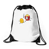 french fried jason Drawstring Bags