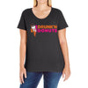 drunk'n donuts Ladies Curvy T-Shirt