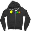 funny zombie Zipper Hoodie