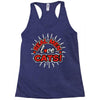 real men love cats (3) Racerback Tank
