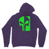 mad engine marvel brand punisher scar glow in the dark Unisex Hoodie