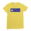 dayman ahhhhh Ladies Fitted T-Shirt